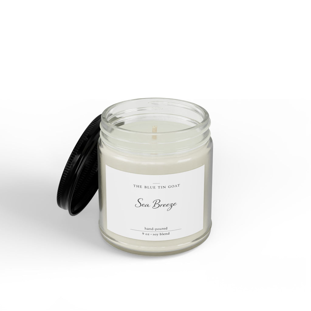 Soy Candle — Sea Breeze Scented Jar (4oz & 9oz)