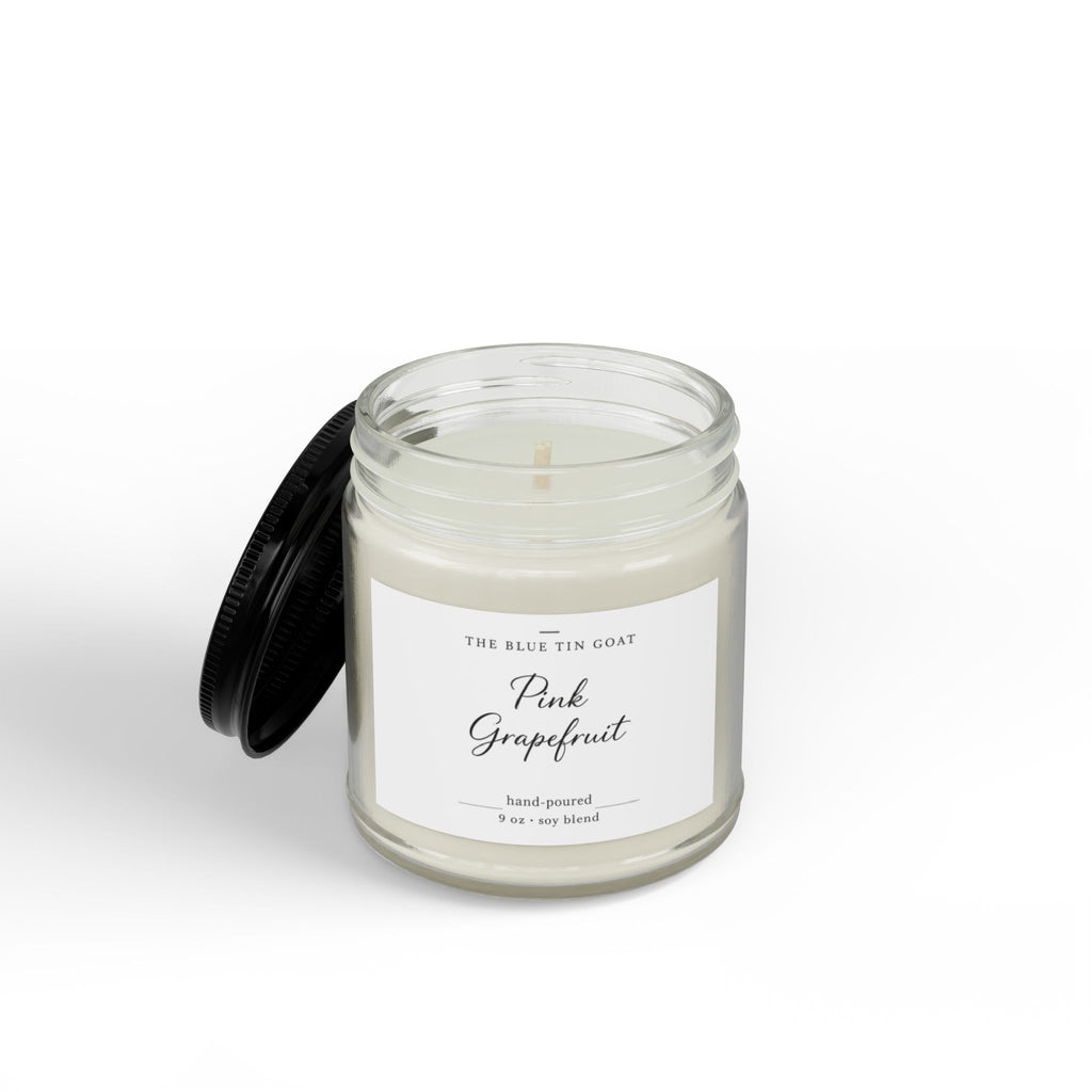 Soy Scented Candle — Pink Grapefruit (4 oz & 9 oz)