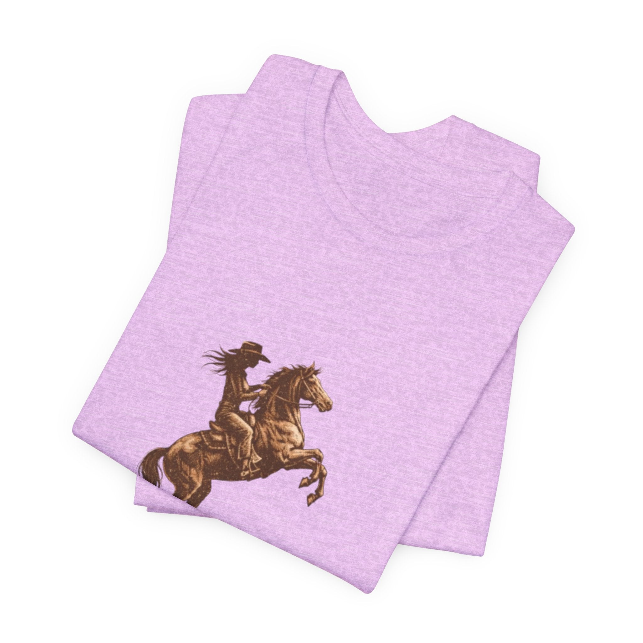 Faith Over Fear Horse T-Shirt — Inspirational Christian Tee (Isaiah 41:10)