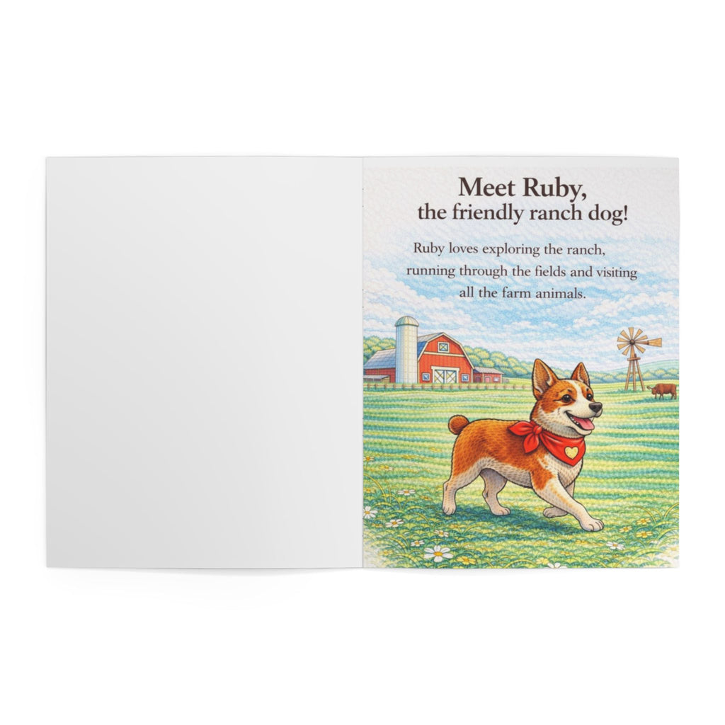 Ruby the Ranch Dog Coloring Book — Farm Animals Coloring Adventure for Kids