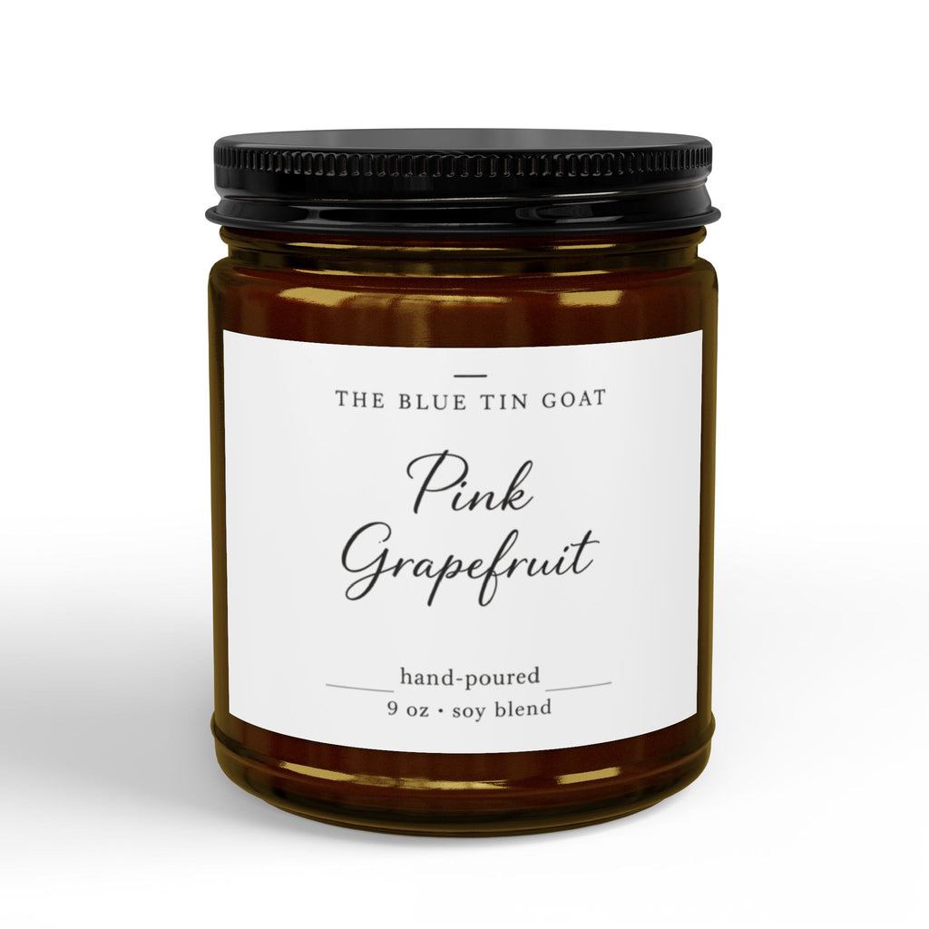 Soy Scented Candle — Pink Grapefruit (4 oz & 9 oz)