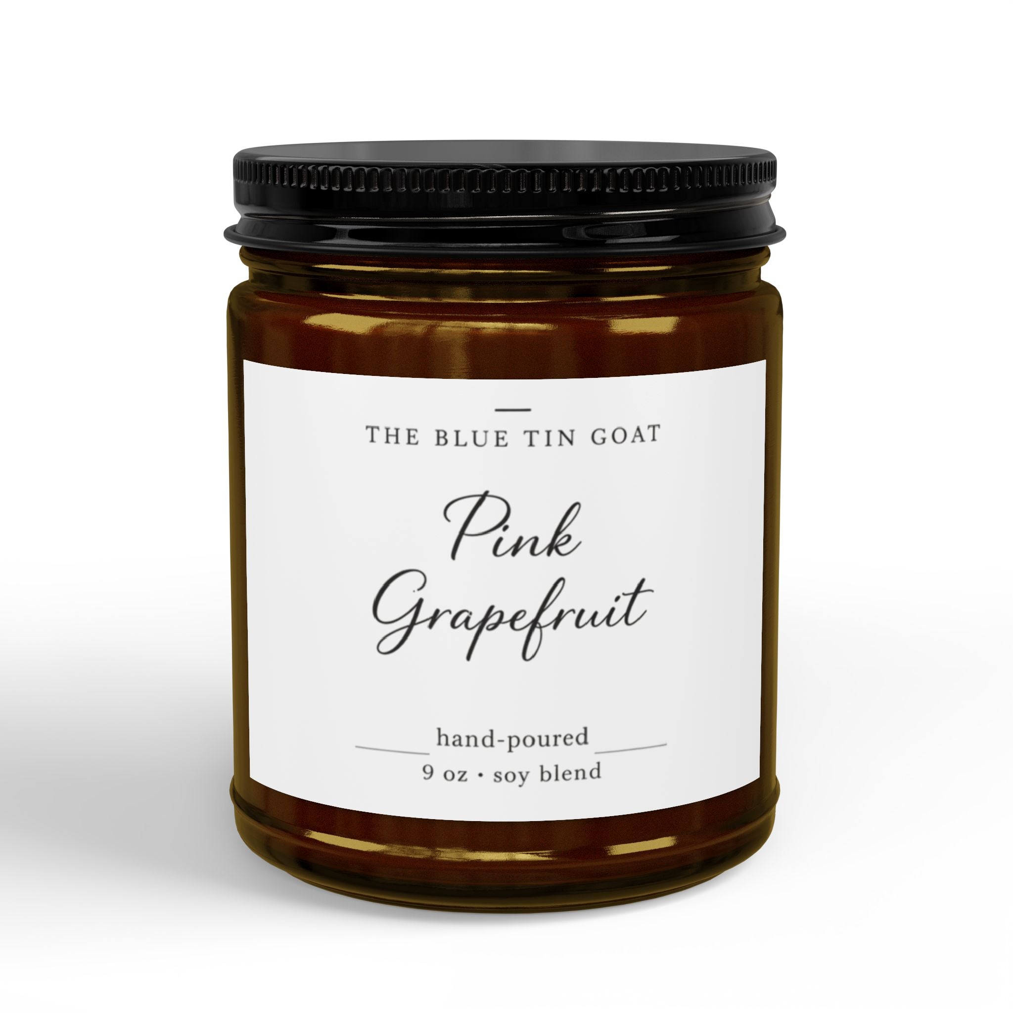 Soy Scented Candle — Pink Grapefruit (4 oz & 9 oz)