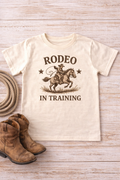 Youth Tee — Rodeo In Training Cowboy Kid Shirt