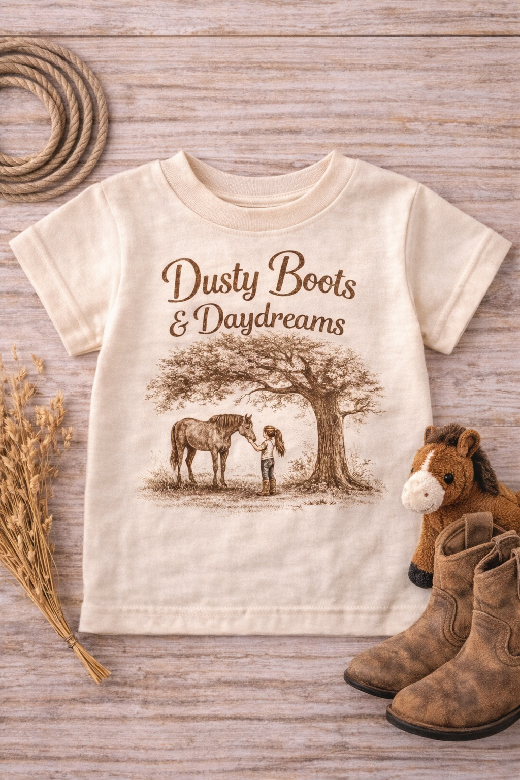 Rodeo In Training Toddler Tee — Cute Western Cowboy Shirt