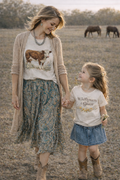 Cow Illustration Tee — Watercolor Farm Animal T-Shirt