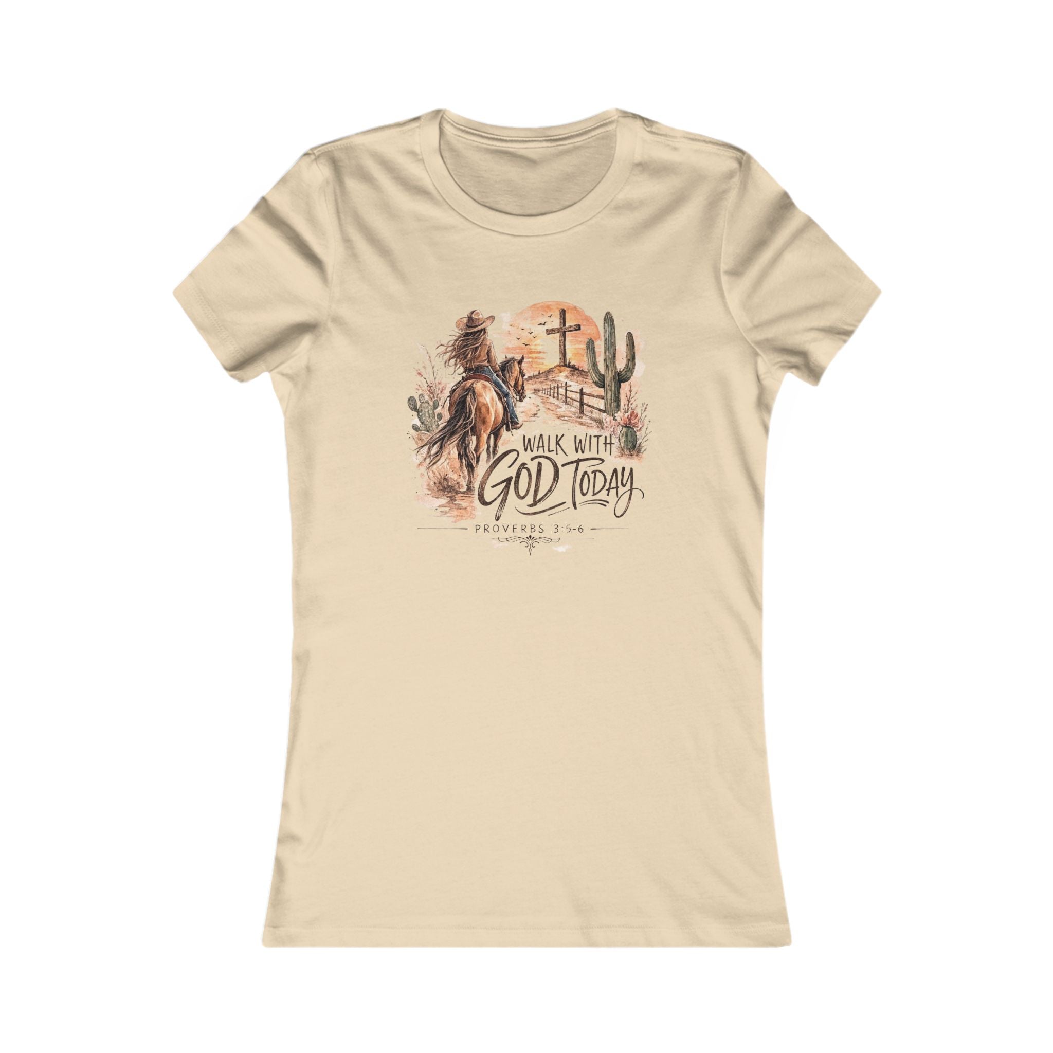 Walk With God Today Tee — Womens Christian Western T-Shirt
