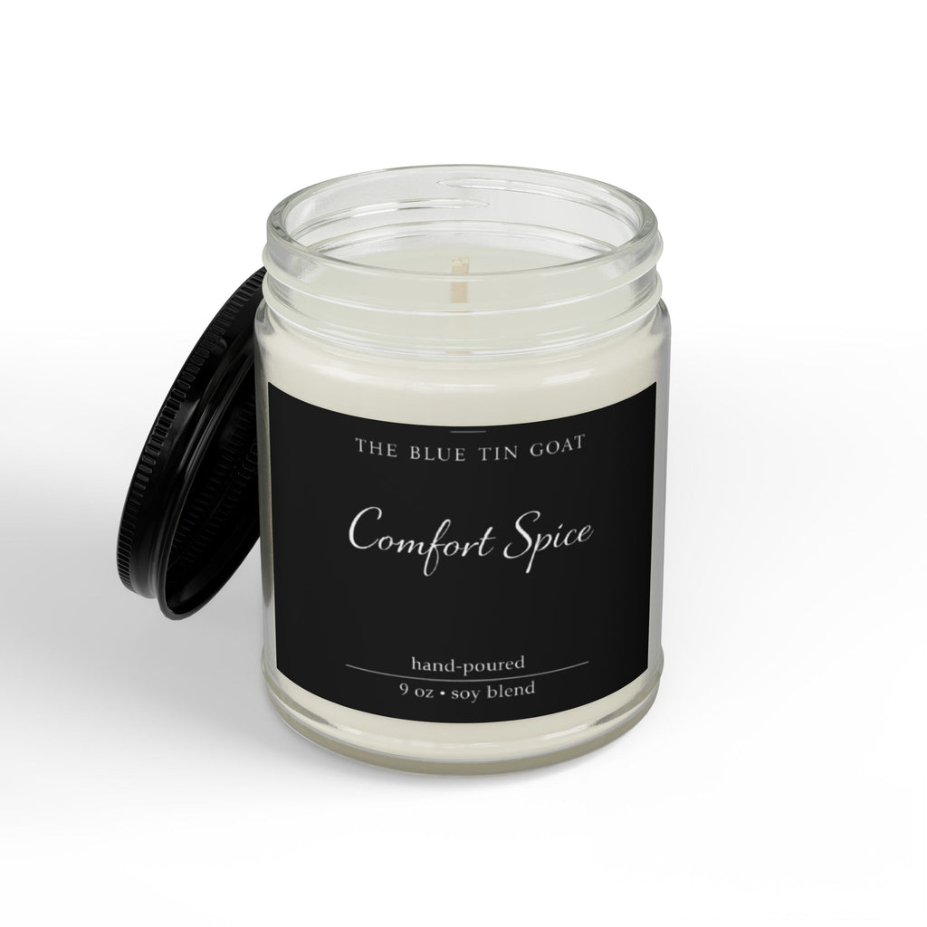 Comfort Spice Soy Candle — Hand-Poured Scented Candle in Amber Jar (4oz & 9oz)