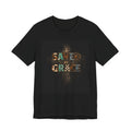 Saved by Grace T-Shirt — Christian Faith Tee with Cross Design