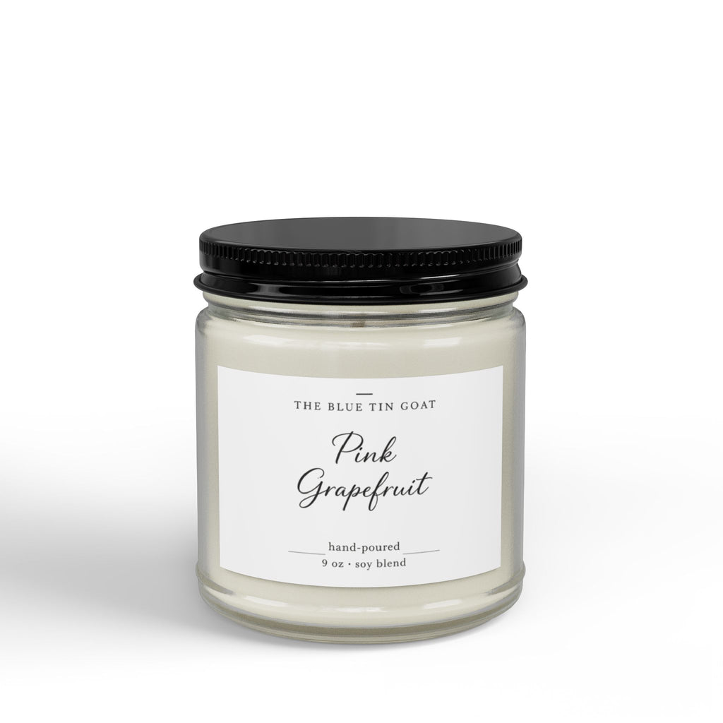 Soy Scented Candle — Pink Grapefruit (4 oz & 9 oz)
