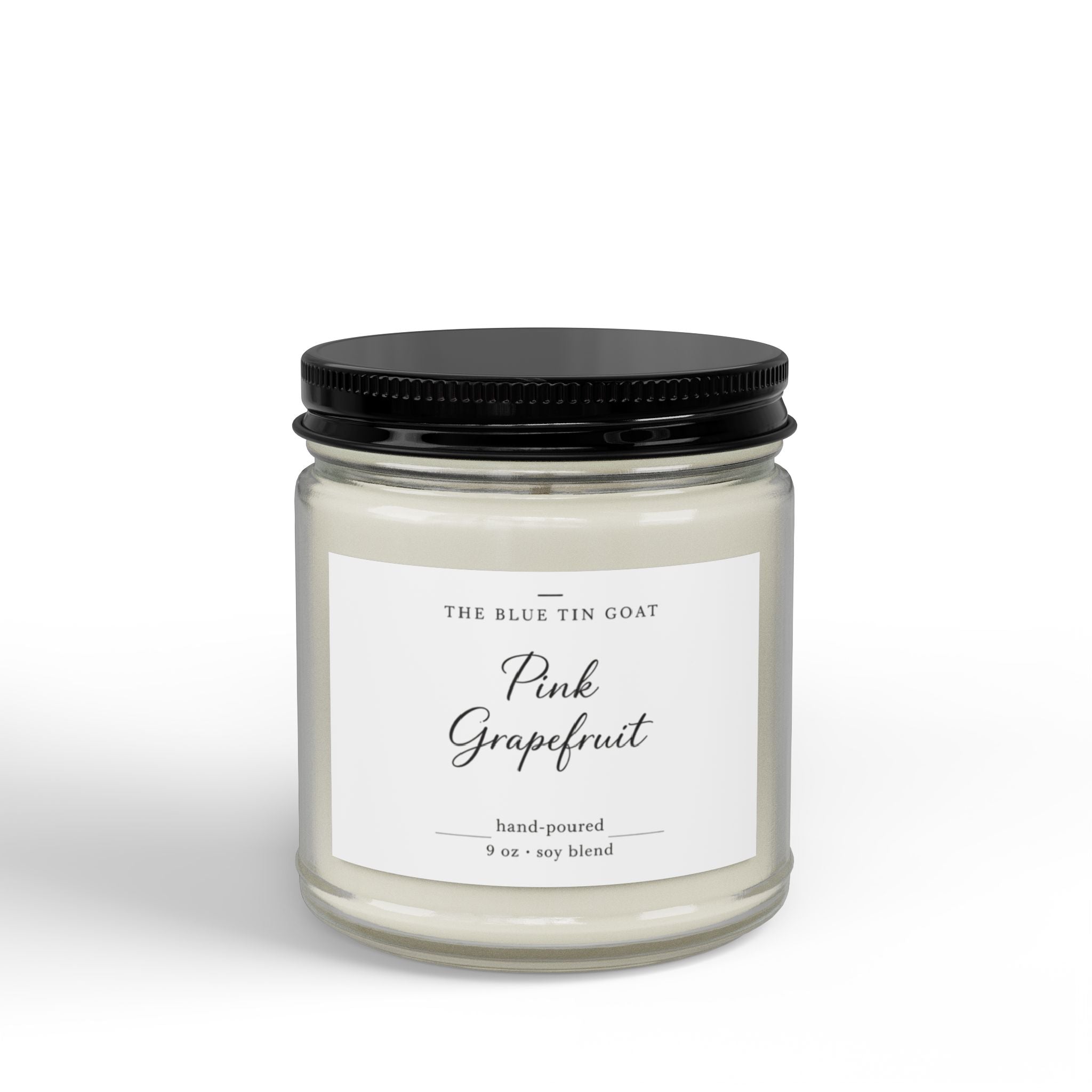 Soy Scented Candle — Pink Grapefruit (4 oz & 9 oz)