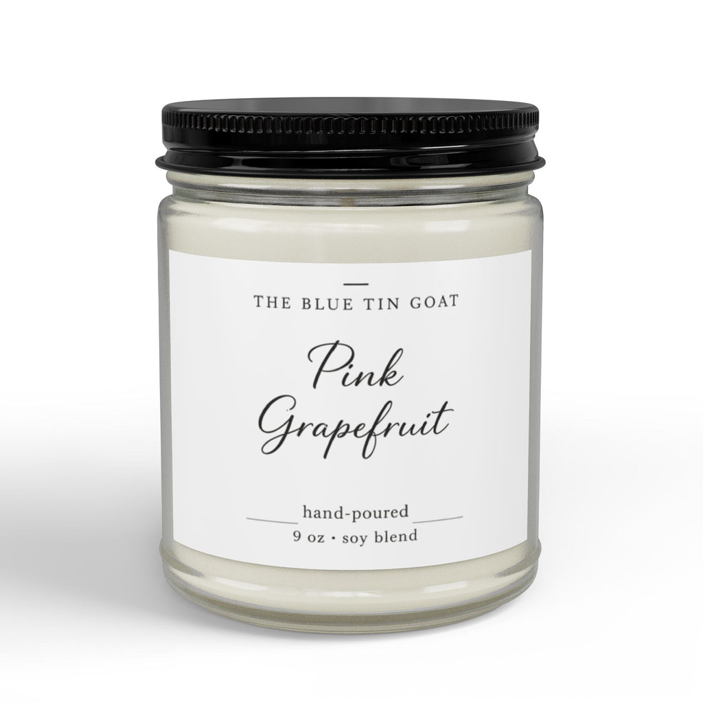 Soy Scented Candle — Pink Grapefruit (4 oz & 9 oz)